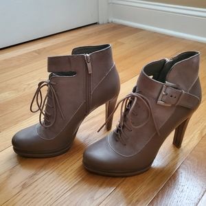 Taupe Ankle Booties